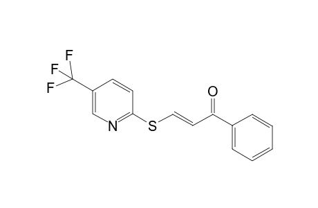 (2E)-1-Phenyl-3-([5-(trifluoromethyl)-2-pyridinyl]sulfanyl)-2-propen-1-one