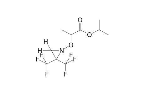 1-(1-ISOPROPOXYCARBONYLETHOXY)-2,2-BIS(TRIFLUOROMETHYL)AZIRIDINE(DIASTEREOMER 1)