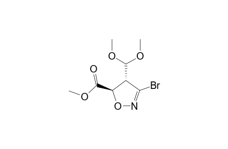 METHYL-TRANS-3-BrOMO-4-DIMETHOXYMETHYL-4,5-DIHYDROISOXAZOLE-5-CARBOXYLATE