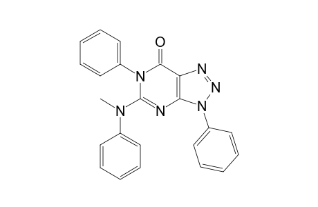 3,6-Dihydro-3,6-diphenyl-5-(N-phenyl-N-methylamino)-7H-1,2,3-triazolo[4,5-d]pyrimidin-7-one