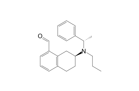 (-)-8-Formyl-N-[(S)-.alpha.-methylbenzyl]-N-propyl-2(S)-aminotetralin