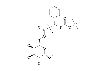 METHYL-6-O-[(S)-2,2-DIFLUORO-3-PHENYL-3-(TERT.-BUTOXYCARBONYL)-AMINOPROPANOYL]-ALPHA-D-GALACTOPYRANOSIDE