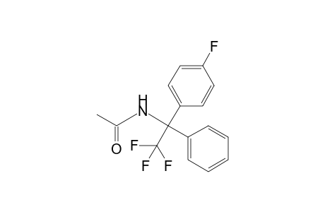 N-[2,2,2-trifluoro-1-(4-fluorophenyl)-1-phenyl-ethyl]acetamide