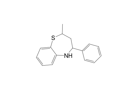 1,5-Benzothiazepine, 2,3,4,5-tetrahydro-2-methyl-4-phenyl-