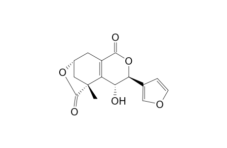 trans-6-Hydroxy-6-debenzoylcollybolide