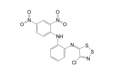 5-[N-(2-(2,4-Dinitrophenylamino)phenyl)imino]-4-chloro-5H-1,2,3-dithiazole