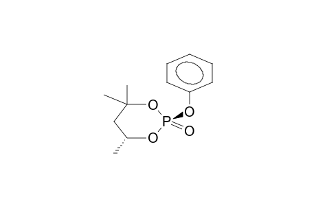 TRANS-2-OXO-2-PHENOXY-4,6,6-TRIMETHYL-1,3,2-DIOXAPHOSPHORINANE