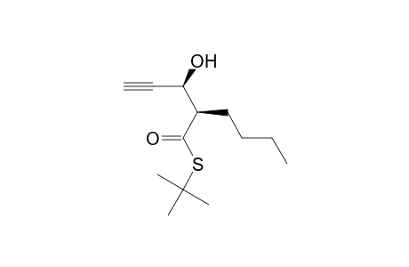 S-tert-Butyl (2R*,3S*)-2-Butyl-3-hydroxy-4-pentynethioate