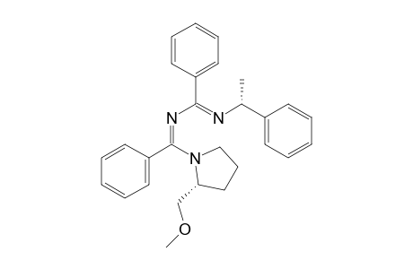 (R,R)-N-{[(2-Methoxymethyl)pyrrolidin-1-yl](phenyl)methylene}-N'-(1-phenylethyl)benzamidine