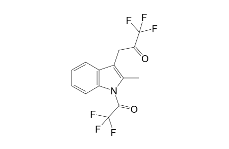 1,1,1-trifluoro-3-[2-methyl-1-(2,2,2-trifluoroacetyl)-1H-indol-3-yl]propan-2-one