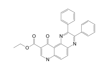 5,8-DIHYDRO-2,3-DIPHENYL-7-ETHOXYCARBONYL-8-OXOPYRIDO-[3,2-F]-QUINOXALINE