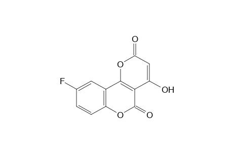 4-(5-FLUORO-alpha-HYDROXYSALICYLIDENE)-3-HYDROXYGLUTACONIC ACID, DI-delta-LACTONE