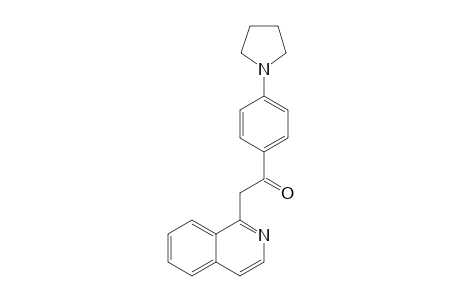 2-isoquinolin-1-yl-1-(4-pyrrolidin-1-ylphenyl)ethanone