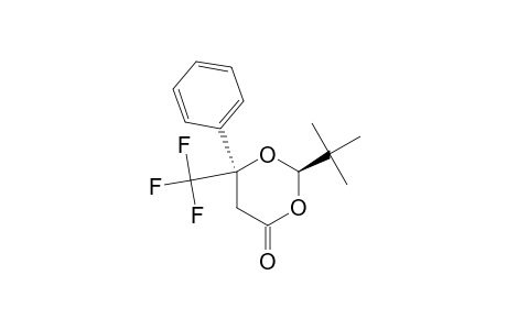 (2R,6R)-2-tert-butyl-6-phenyl-6-(trifluoromethyl)-1,3-dioxan-4-one