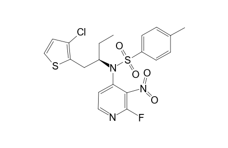 (R)-N-[1-(3-Chlorothien-2-yl)methyl]propyl]-N-(2-fluoro-3-nitropyridin-4-yl)-4-methylbenzenesulfonamide