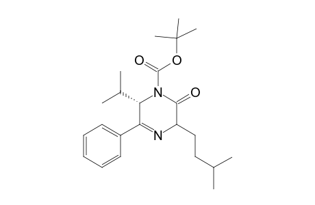 (6S)-N-1-(tert-Butoxycarbonyl)-3-isopentyl-6-isopropyl-5-phenyl-1,2,3,6-tetrahydro-2-pyrazinone