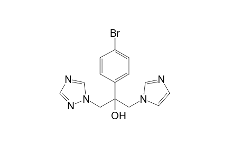 2-(4-bromophenyl)-1-(1-imidazolyl)-3-(1,2,4-triazol-1-yl)-2-propanol