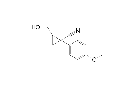 2-(hydroxymethyl)-1-(4-methoxyphenyl)cyclopropanecarbonitrile