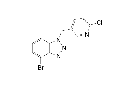 4-Bromo-1-[(6-chloropyridin-3-yl)methyl]-1H-benzotriazole