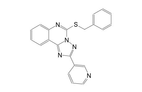 [1,2,4]triazolo[1,5-c]quinazoline, 5-[(phenylmethyl)thio]-2-(3-pyridinyl)-