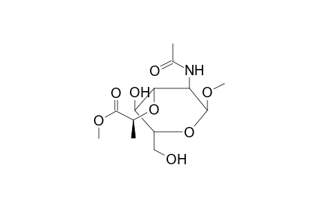 METHYL 2-ACETAMIDO-2-DEOXY-3-O-[D-1-(METHOXYCARBONYL)ETHYL]-ALPHA-D-GLUCOPYRANOSIDE