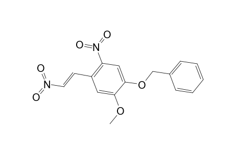 1-Benzoxy-2-methoxy-5-nitro-4-[(E)-2-nitrovinyl]benzene
