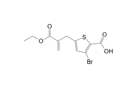 3-Bromo-5-(2-ethoxycarbonylallyl)thiophene-2-carboxylic acid