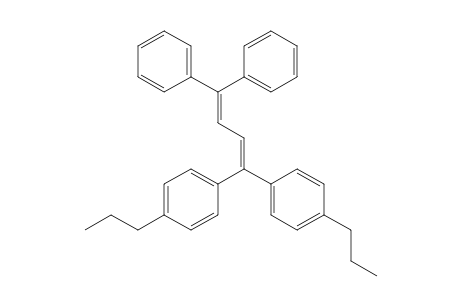 Benzene, 1,1'-(4,4-diphenyl-1,3-butadienylidene)bis[4-propyl-