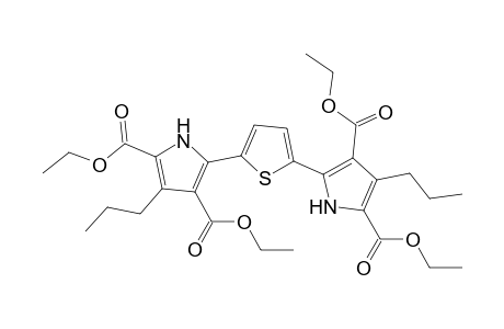 5-[5-(3,5-dicarbethoxy-4-propyl-1H-pyrrol-2-yl)-2-thienyl]-3-propyl-1H-pyrrole-2,4-dicarboxylic acid diethyl ester
