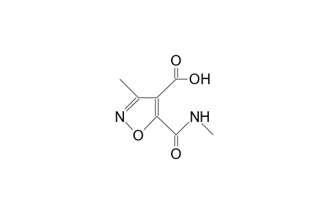 4-Isoxazolecarboxylic acid, 3-methyl-5-[(methylamino)carbonyl]-