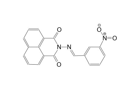 1H-benz[de]isoquinoline-1,3(2H)-dione, 2-[[(E)-(3-nitrophenyl)methylidene]amino]-
