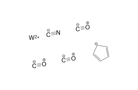 Tungsten,cyanotricarbonyl-.pi.-cyclopentadienyl