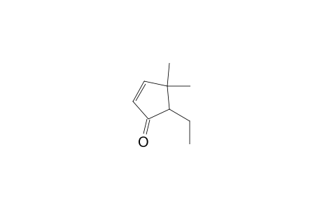 2-Cyclopenten-1-one, 5-ethyl-4,4-dimethyl-