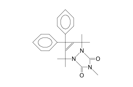 2,2,6,6,9-Pentamethyl-4,4-diphenyl-1,7,9-triaza-tricyclo(5.3.0.0/3,5/)deca-3(5)-en-8,10-dione