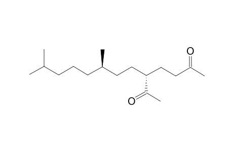 (3R,3'R)-3-(3,7-Dimethyloctyl)heptane-2,6-dione
