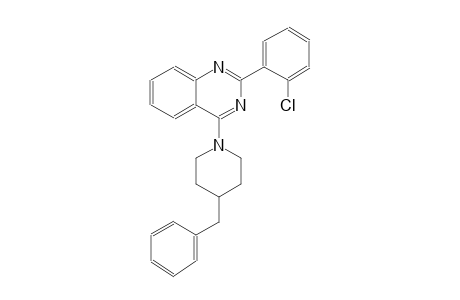 4-(4-benzyl-1-piperidinyl)-2-(2-chlorophenyl)quinazoline