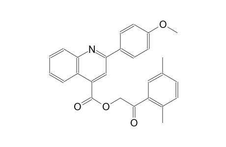 2-(2,5-dimethylphenyl)-2-oxoethyl 2-(4-methoxyphenyl)-4-quinolinecarboxylate