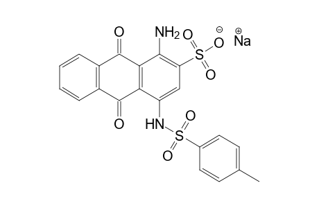 1-amino-9,10-dihydro-9,10-dioxo-4-(p-toluenesulfonamido)-2-anthracenesulfonic acid, sodium salt