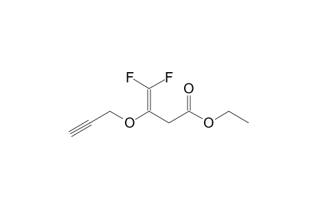Ethyl 4,4-difluoro-3-(2-propynoxy)-3-butenoate