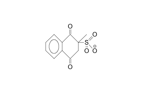2-Methyl-1,4-naphthoquinone-2-sulfonate anion