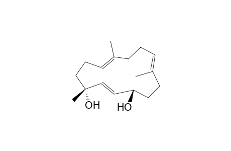 (1R,2E,4S,7E,11E)-1,7,11-trimethylcyclotetradeca-2,7,11-triene-1,4-diol