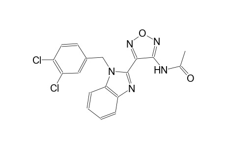 N-{4-[1-(3,4-dichlorobenzyl)-1H-benzimidazol-2-yl]-1,2,5-oxadiazol-3-yl}acetamide