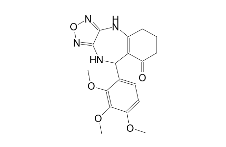 4H-[1,2,5]oxadiazolo[3,4-b][1,4]benzodiazepin-8(5H)-one, 6,7,9,10-tetrahydro-9-(2,3,4-trimethoxyphenyl)-