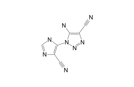 5-amino-1-(5-cyano-1H-imidazol-4-yl)triazole-4-carbonitrile