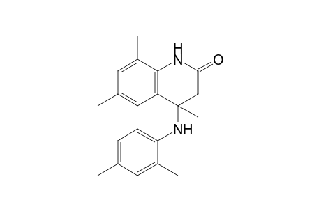 1,2,3,4-Tetrahydro-4-((2,4-dimethylphenyl)amino)-4,6,8-trimethyl-2(1H)-q uinolinone