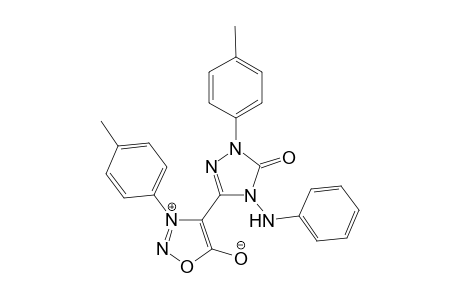 3-(4-Methylphenyl)-4-[1-(4-methylphenyl)-5-oxo-4-phenylamino-4,5-dihydro-1H-1,2,4-triazol-3-yl]sydnone