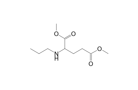 Methyl 2-[N-propylamino]-4-(methoxycarbonyl)butanoate