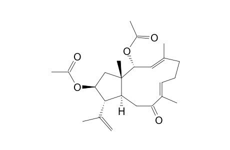 (1-S,2-R,3-E,7-E,11-S,12-R,13-S)-2,13-DIACETOXYDOLABELLA-3,7,18-TRIEN-9-ONE