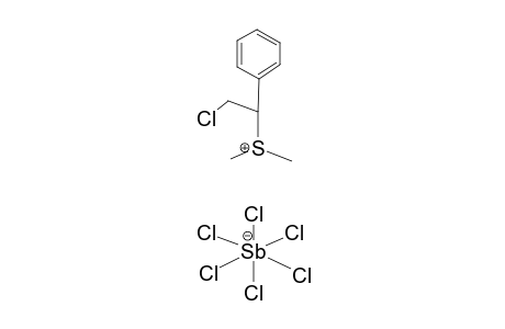 DIMETHYL-(1-PHENYL-2-CHLOROETHYL)-SULFONIUM_HEXACHLOROANTIMONATE