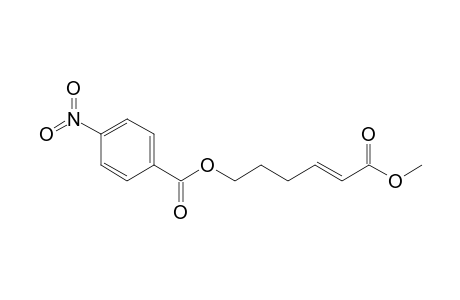 Methyl (E)-6-(4'-nitrobenzoyloxy)-2-hexenoate